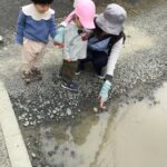 アメンボを見つけたよ🎵仙台市太白区～りっきーぱーく保育園あすと長町～