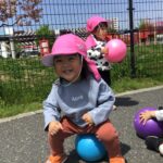 公園でボール遊び😊💗～仙台市太白区りっきーぱーく保育園長町～