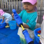 水遊びたのしいね🚿💦～仙台市太白区りっきーぱーく保育園あすと長町～