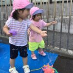 水遊び♪～仙台市太白区りっきーぱーく保育園あすと長町～
