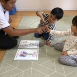 ポンポン🎶ぬりぬり🖍😊ABC💘～仙台市太白区りっきーぱーく保育園長町～