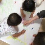 ダイナミックに楽しんだお絵描き✨✨✨～仙台市太白区りっきーぱーく保育園あすと長町～